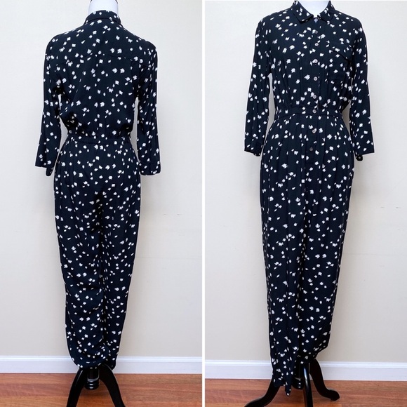 Vince Camuto Pants - Turo By Vince Camuto Black and White Jumpsuit Size XS
